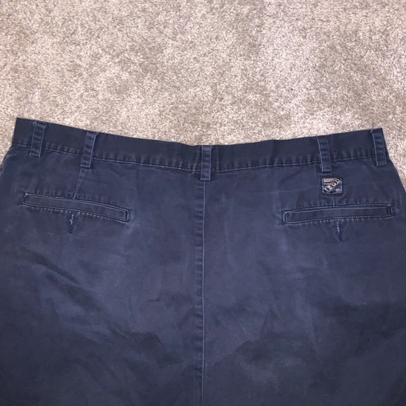 Izod Dark Blue Cotton Dress shorts size Waist 44 - Picture 10 of 11
